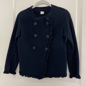 J. Crew XS cotton navy sweater